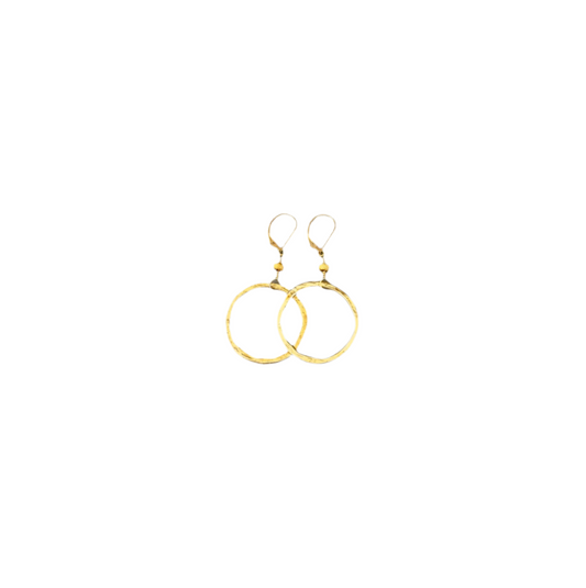 Gold hoop earrings