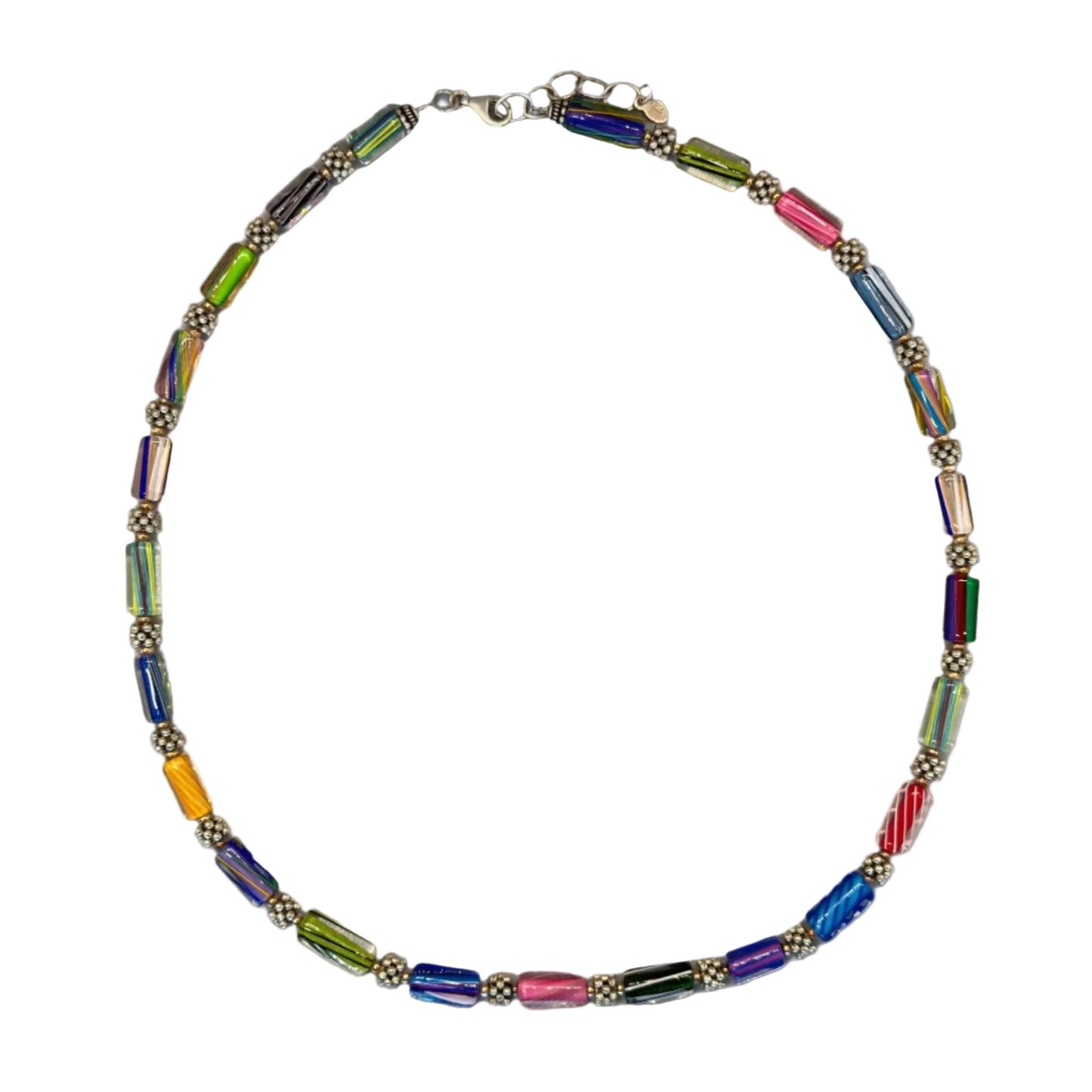Cane Glass Necklace: Sausalito