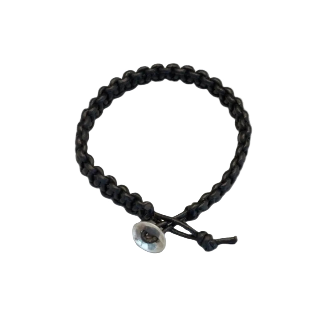 Leather Bracelet in Black