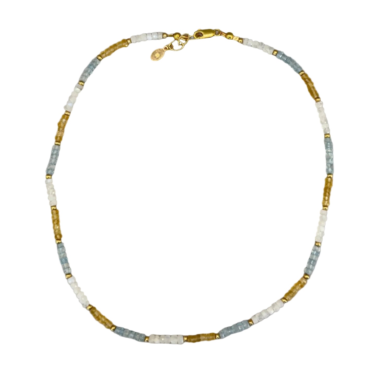 Gemstone Bead Necklace: Corona