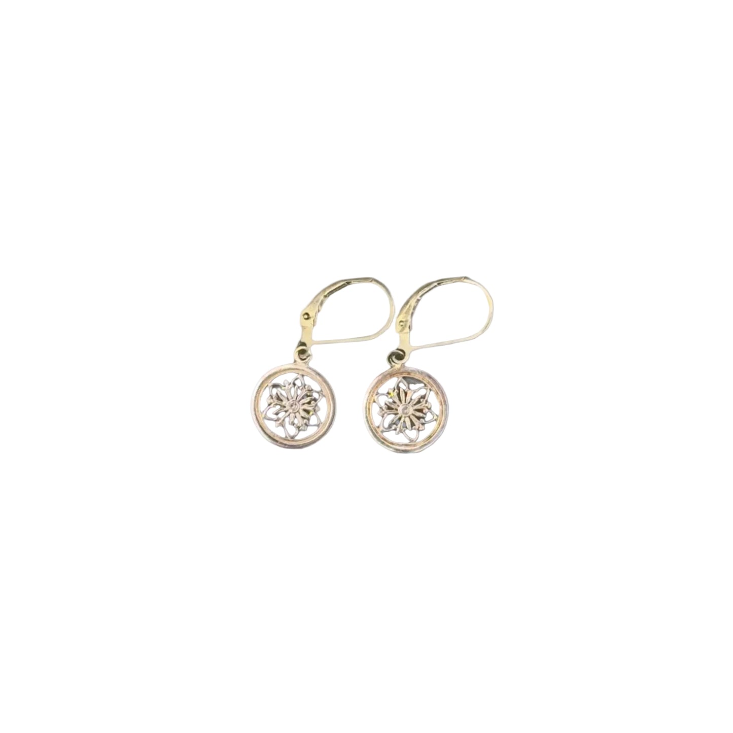 Flower Earrings in Sterling Silver
