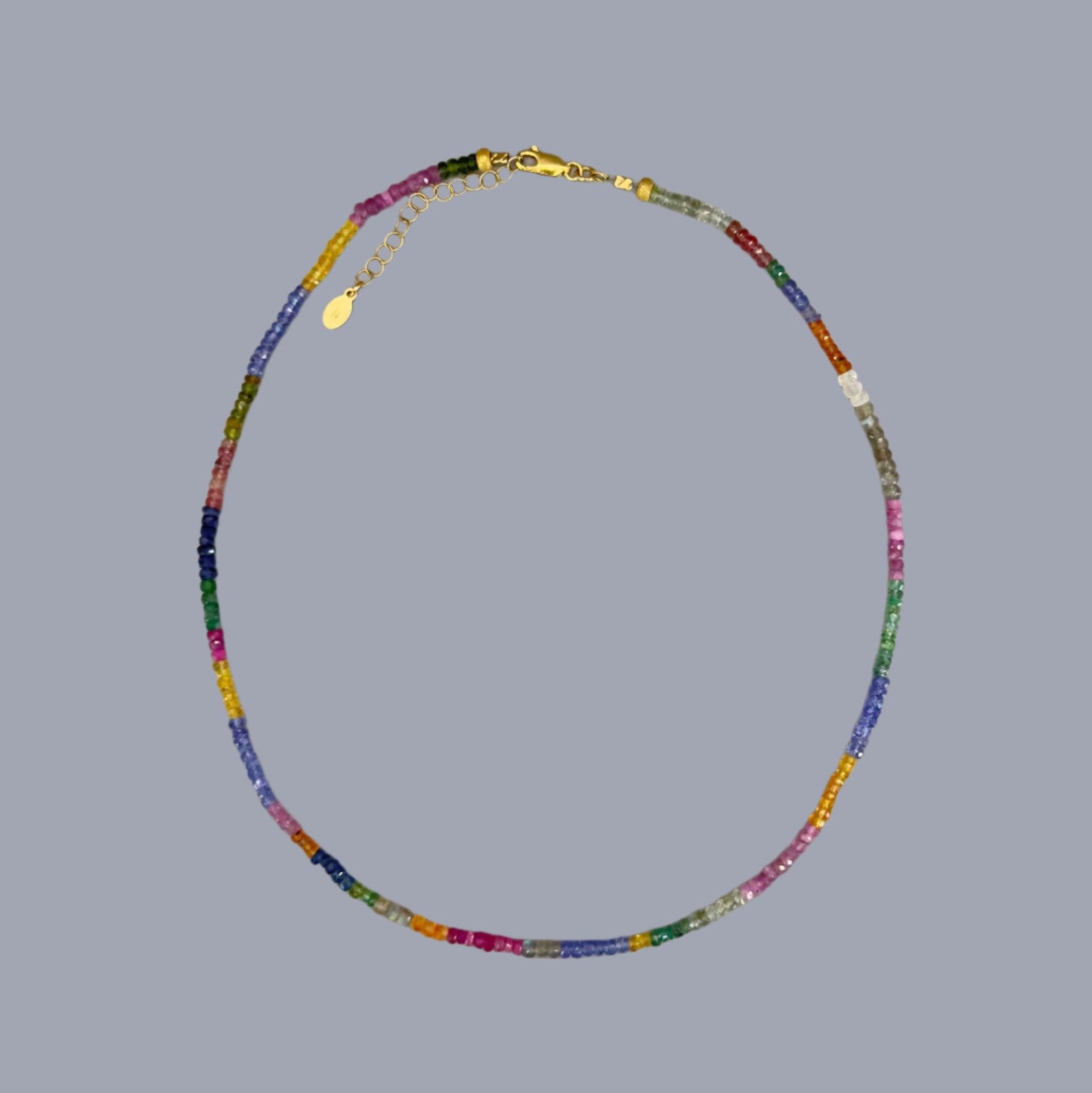 Gemstone Bead Necklace: Avalon