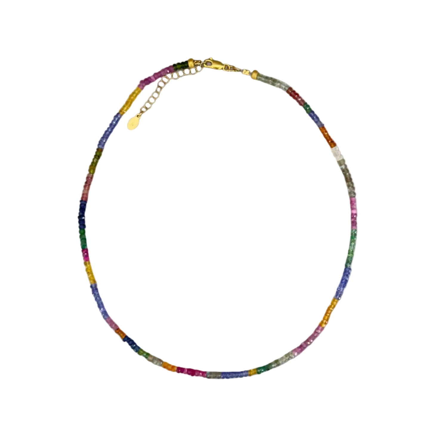 Gemstone Bead Necklace: Avalon
