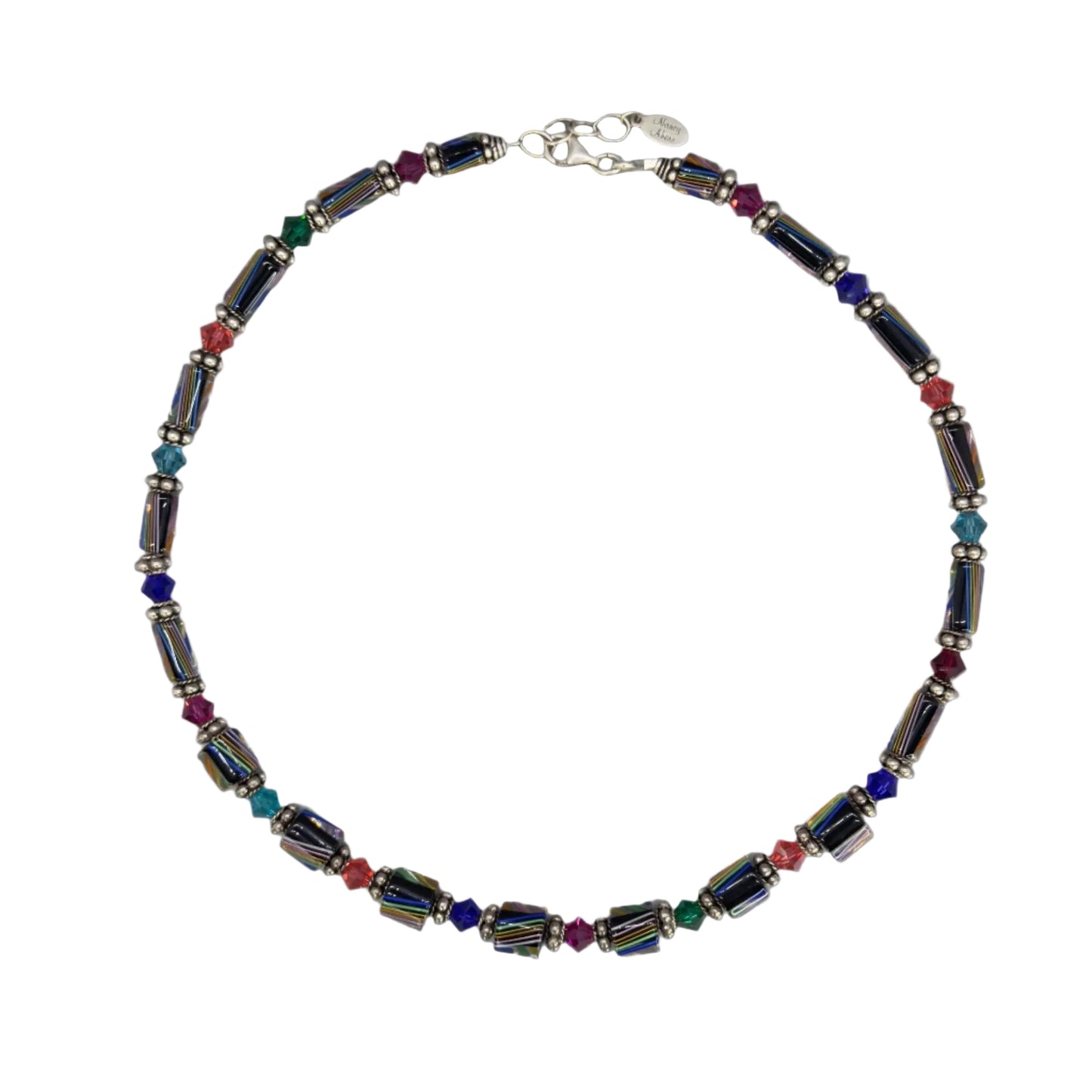 Cane Glass Necklace: Belvedere