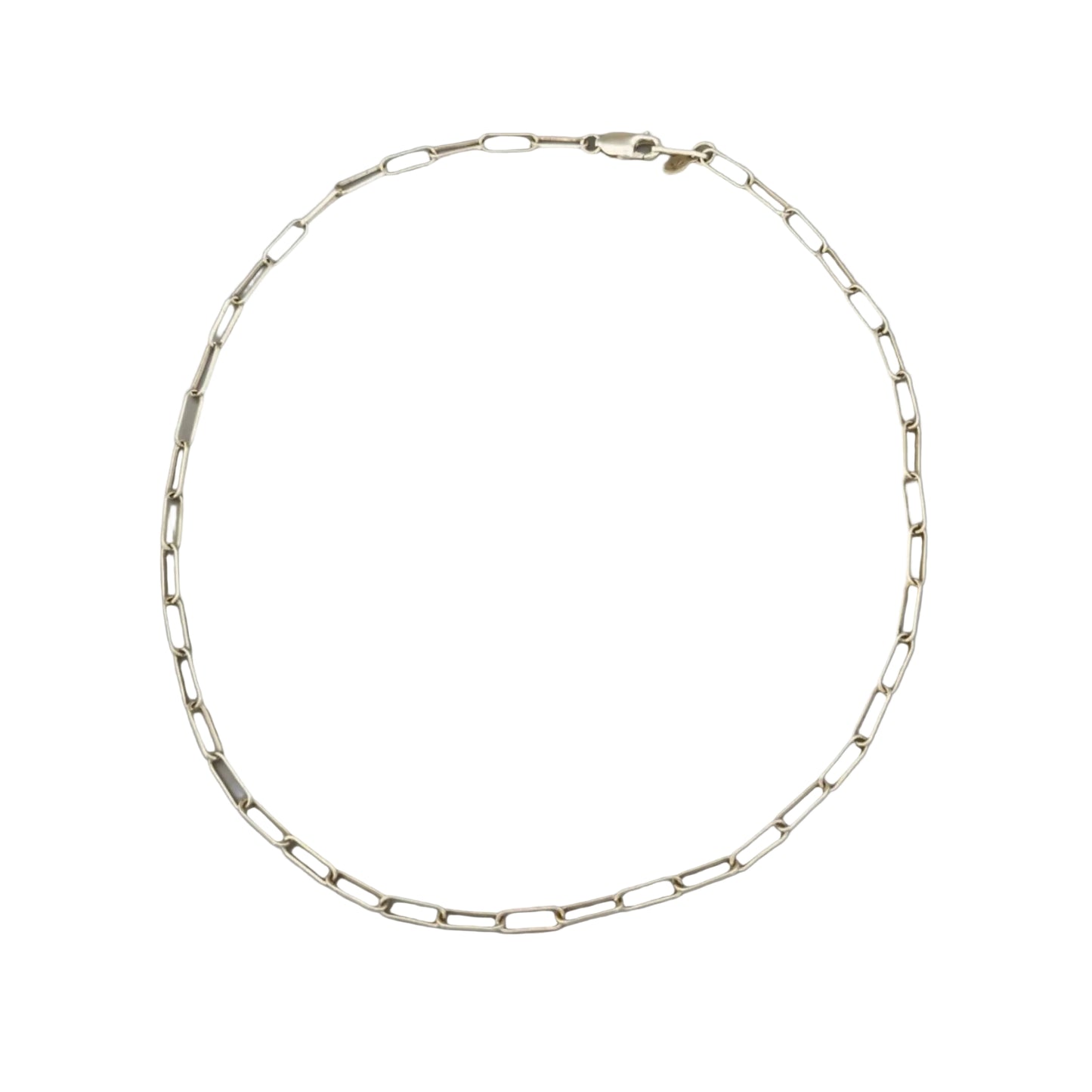 Paper-Clip Chain in Sterling Silver