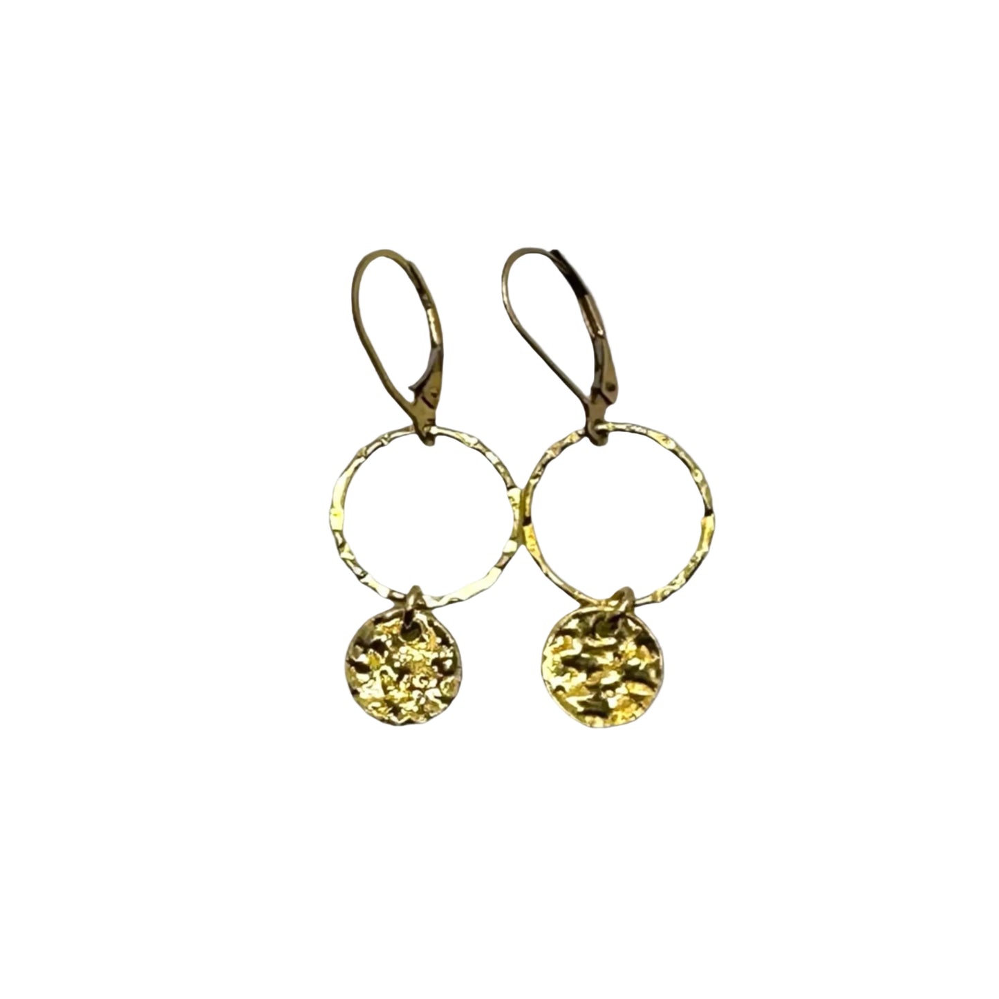 Circle Earrings in Gold