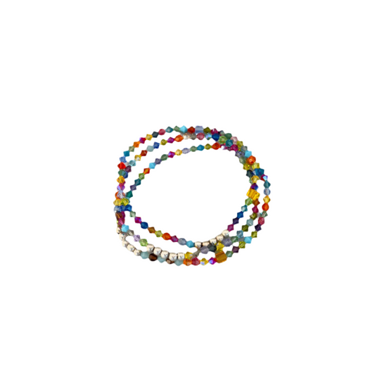 Swarovski Crystal Bracelets (set of 3) 7 inches