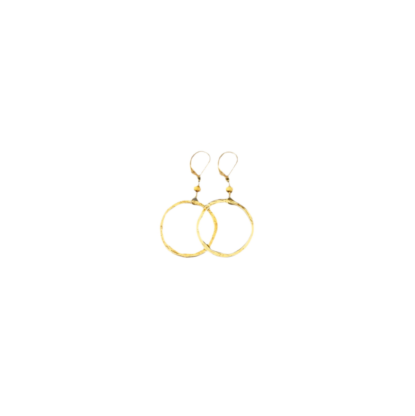 Gold hoop earrings
