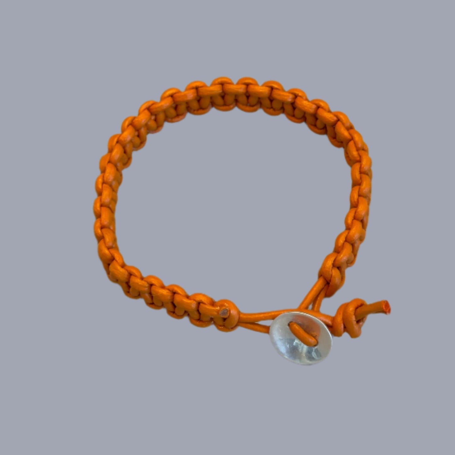 Leather Bracelet in Texas Longhorn colors