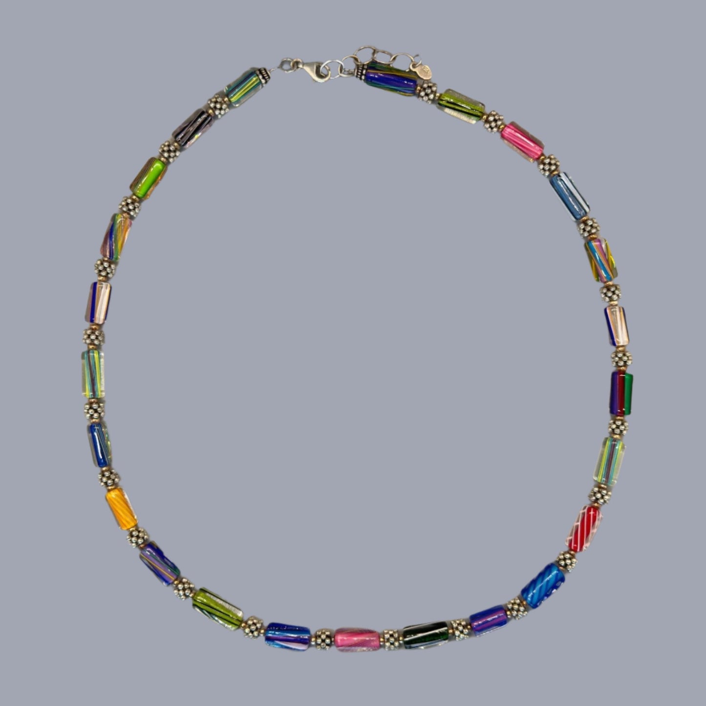 Cane Glass Necklace: Sausalito