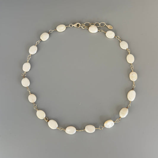 Pearl and Silver Necklace