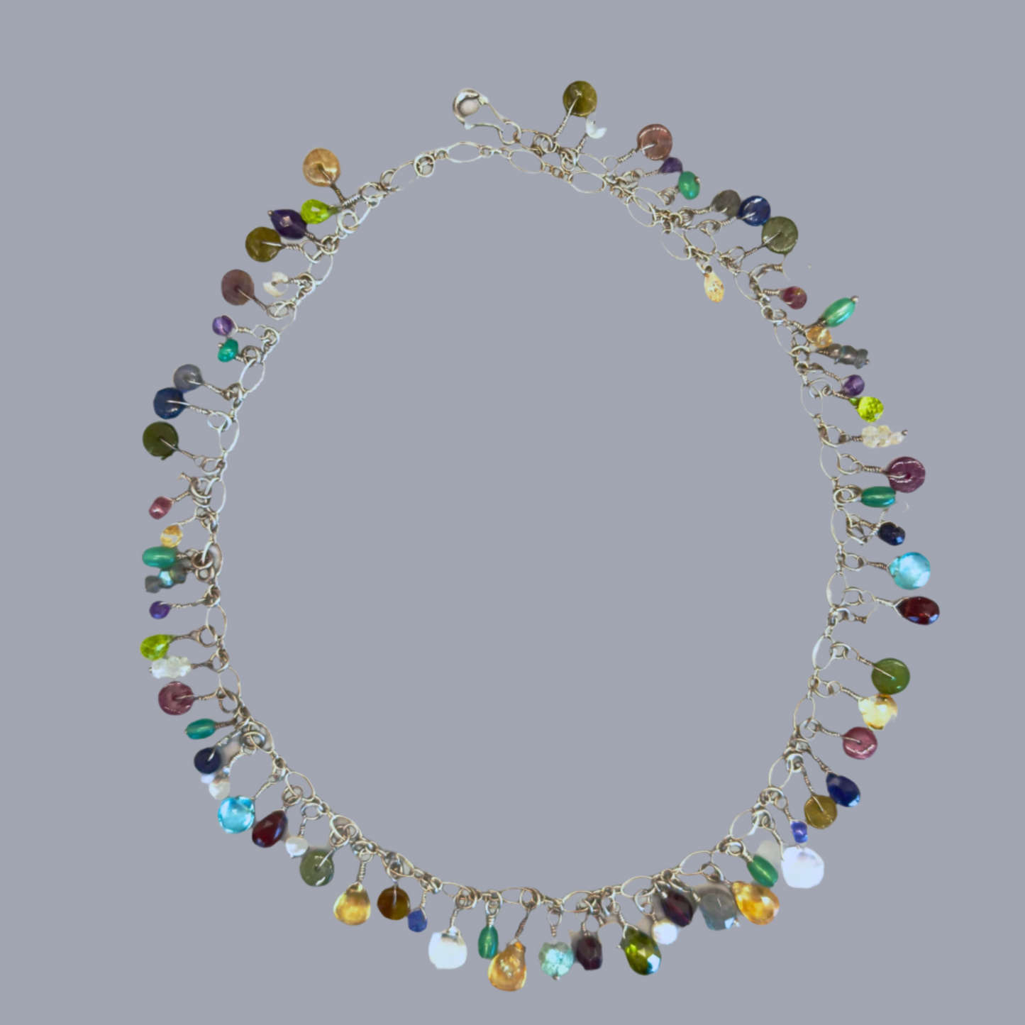 Dangle Gemstone Necklace: Tomales